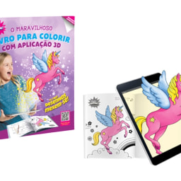 Livro para Colorir com Aplicação 3D