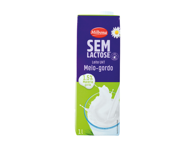 Milbona® Leite Magro/ Meio- -gordo sem Lactose
