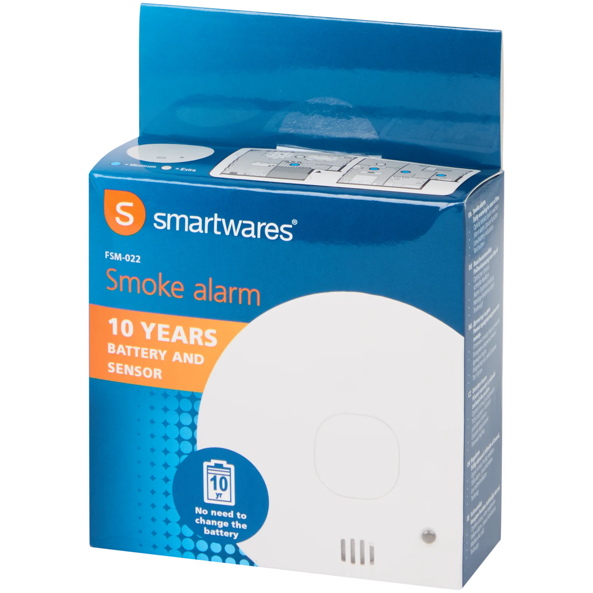 Detetor de fumo Smartwares FSM-022