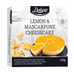 Deluxe® Cheesecake de Mascarpone e Limão