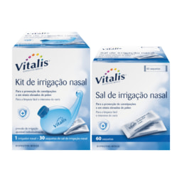 Vitalis® Kit/ Sal de Irrigação Nasal