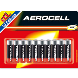 Aerocell® Pilhas Alcalinas Mignon AA / AAA