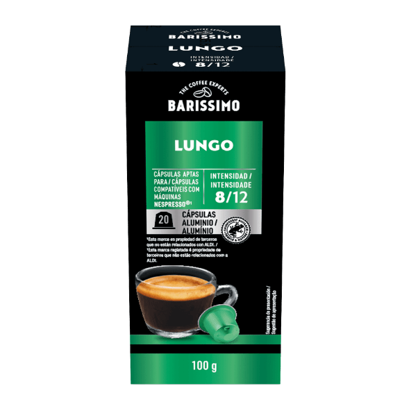 Barissimo® - Cápsulas de Café Lungo