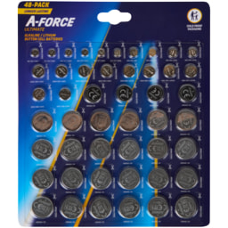 Pilhas de tipo botão A-Force