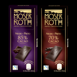 MOSER ROTH® Chocolate Preto 70%/ 85% Cacau