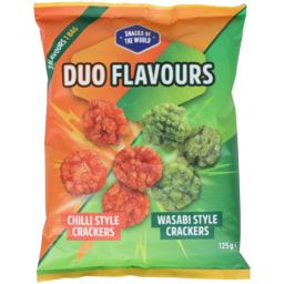 Bolachas de arroz Snacks of the World Duo Flavours Chili & Wasabi