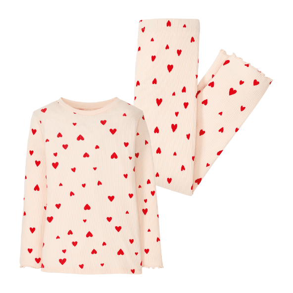 LILY & DAN® - Pijama em Malha Canelada