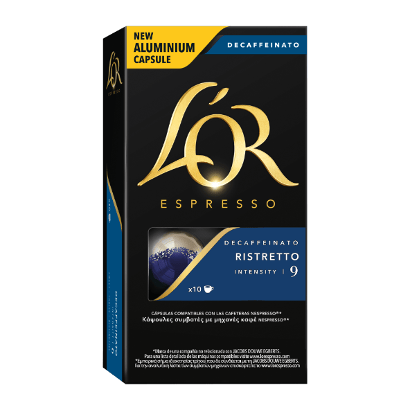 L'OR - Cápsulas de Café Ristretto Descafeinado