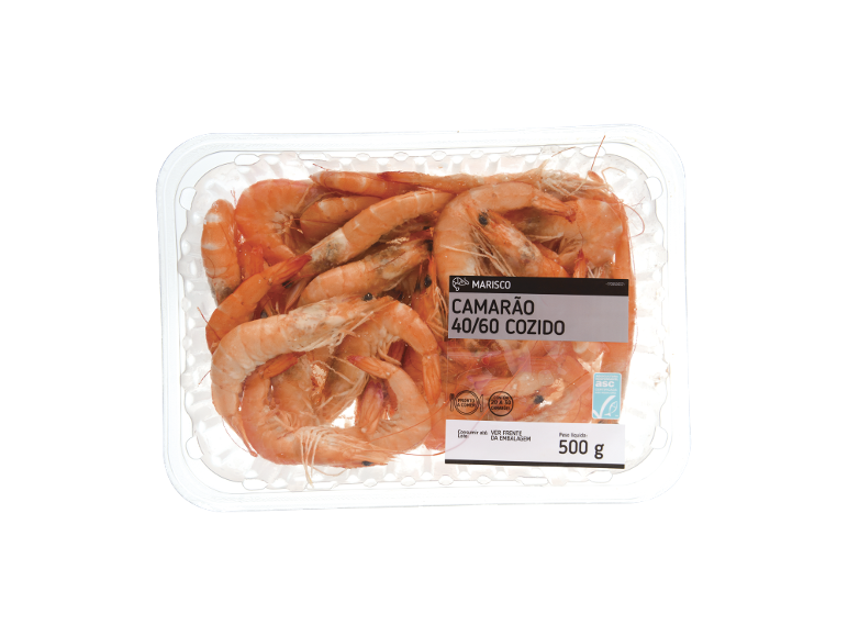 - - Camarão Cozido 40/60
