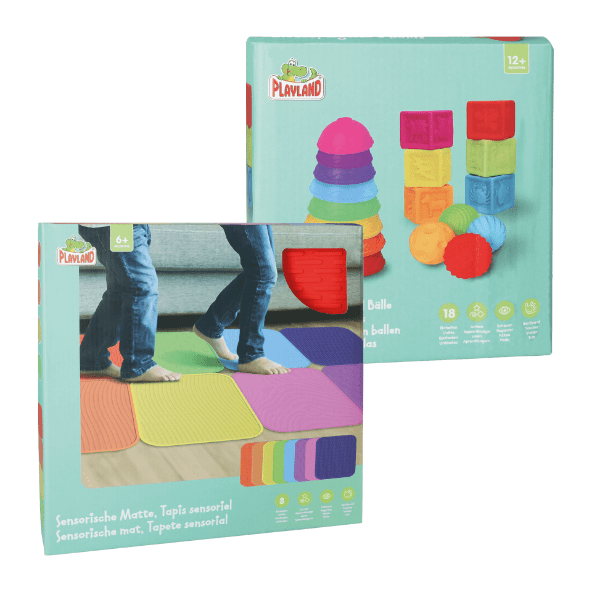 PLAYLAND® - Tapete/ Jogos Sensoriais