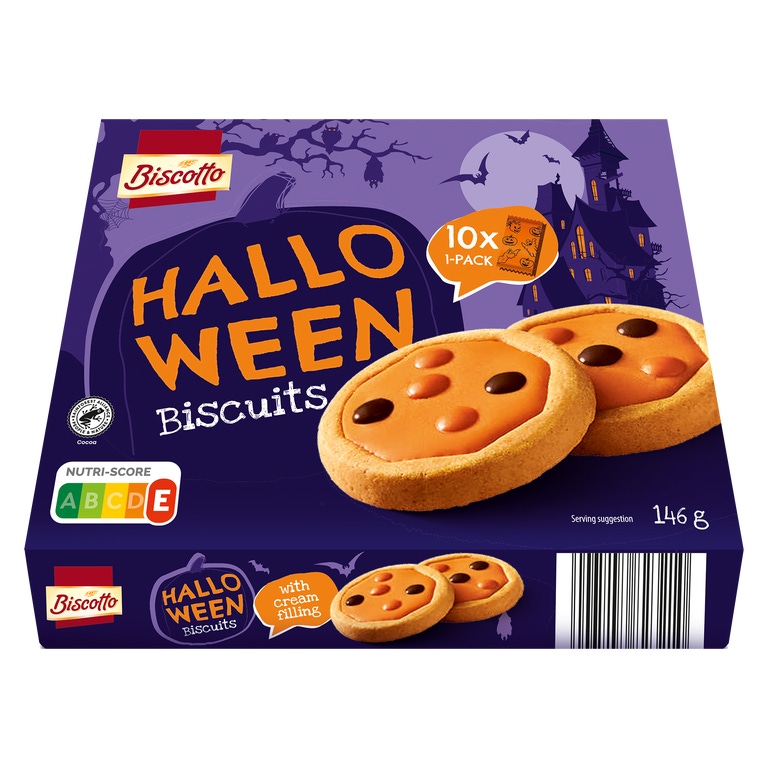 BISCOTTO® - Biscoitos com Creme Halloween