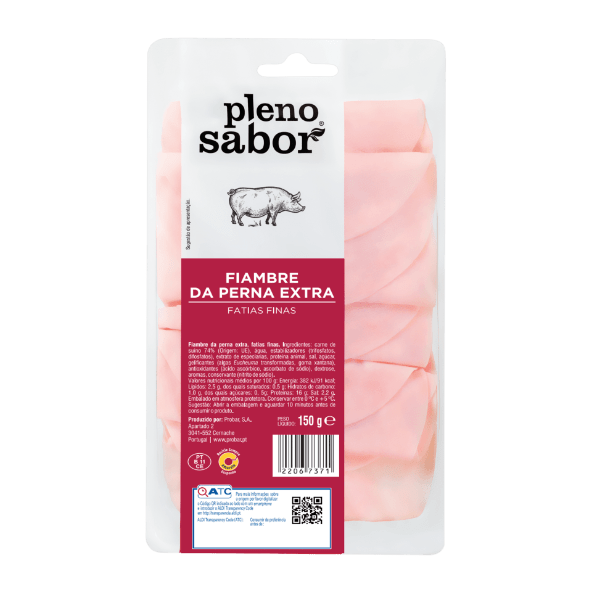Pleno Sabor® - Fiambre da Perna Extra Fatias Finas