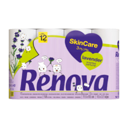 Renova - Papel Higiénico Skin Care Perfumado Lavanda
