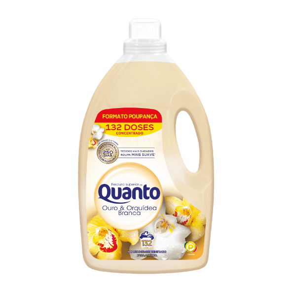 Quanto - Amaciador de Roupa Ouro e Orquídea Branca