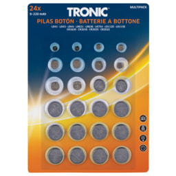 Tronic® Pilhas Tipo Botão 24 Unid.