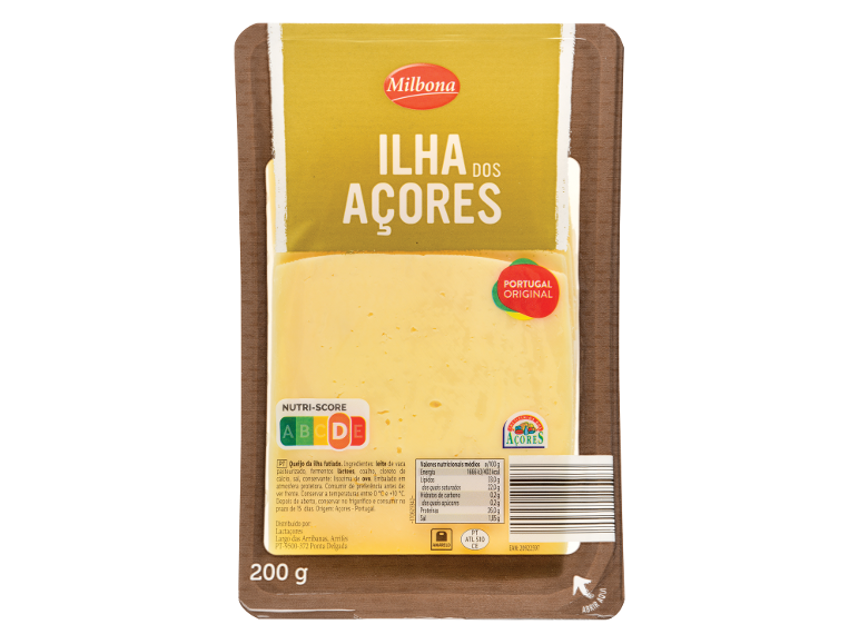 Queijo da Ilha em fatias