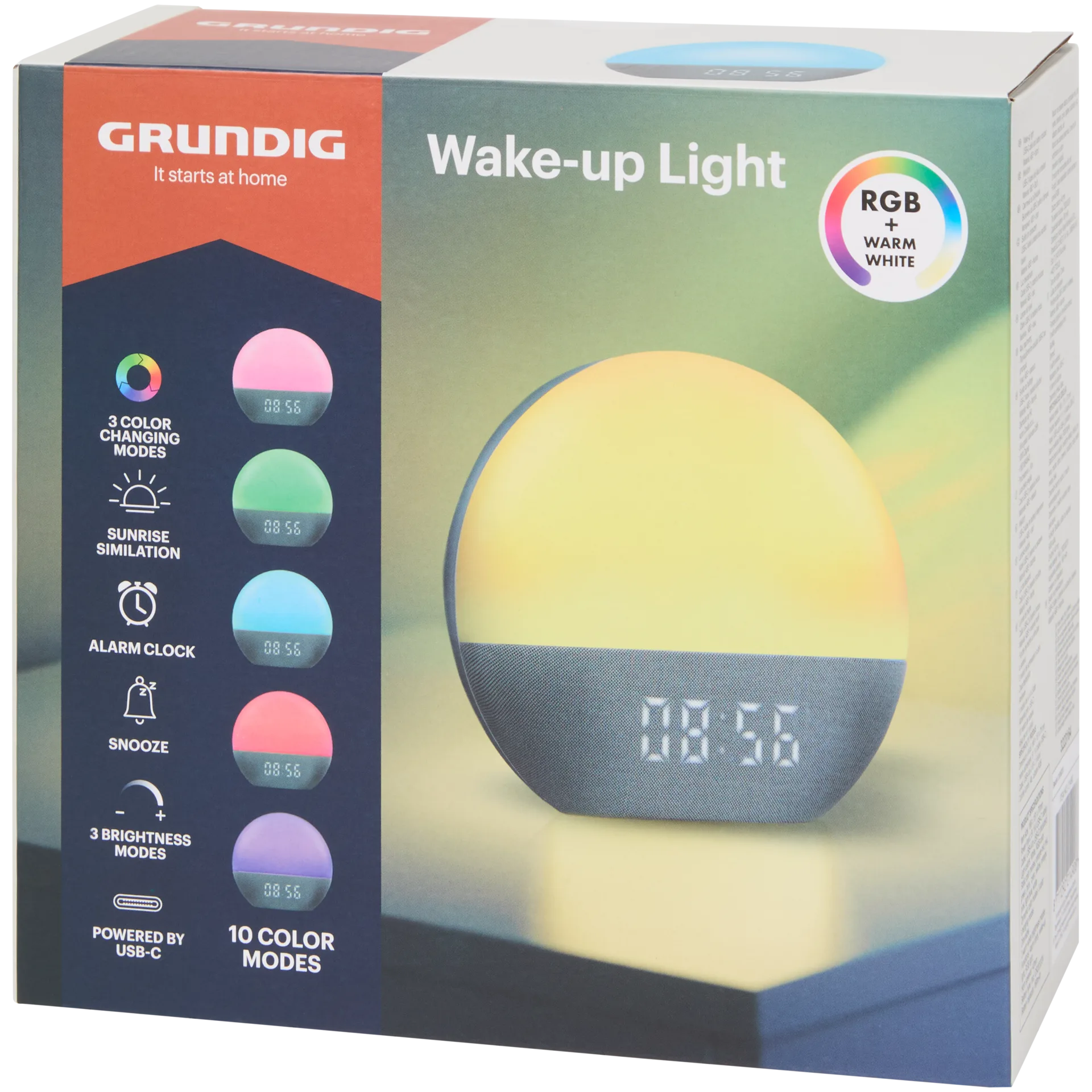 Despertador com luz Grundig