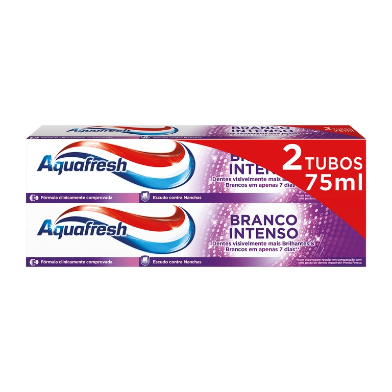 AQUAFRESH - Pasta Dentífrica Branco Intenso