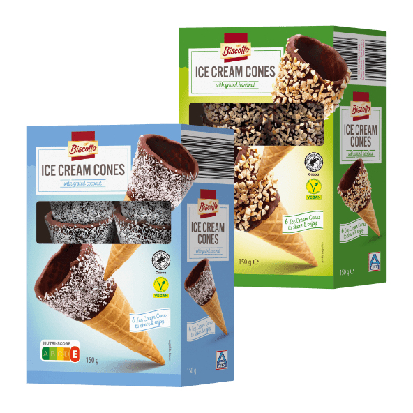 Biscotto® - Cones para Gelado
