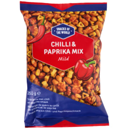 Mistura de pimentão e chili Snacks of the World Intensidade média
