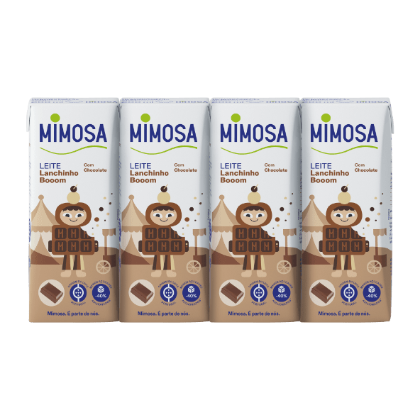 MIMOSA - Leite com Chocolate Lanchinho Bom