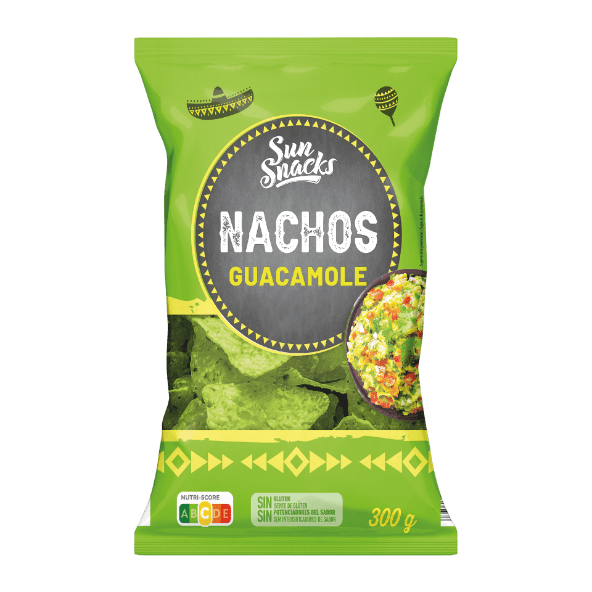 SUN SNACKS® - Nachos Guacamole