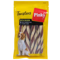 Snack para cães Twisters Pinky