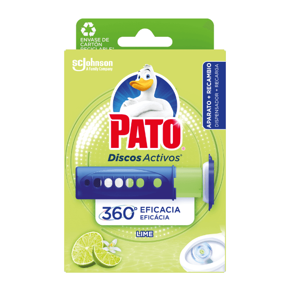 Pato - Discos Sanitários Ativos Gel Lima