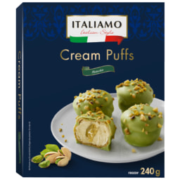 Profiteroles com Recheio de Pistácio