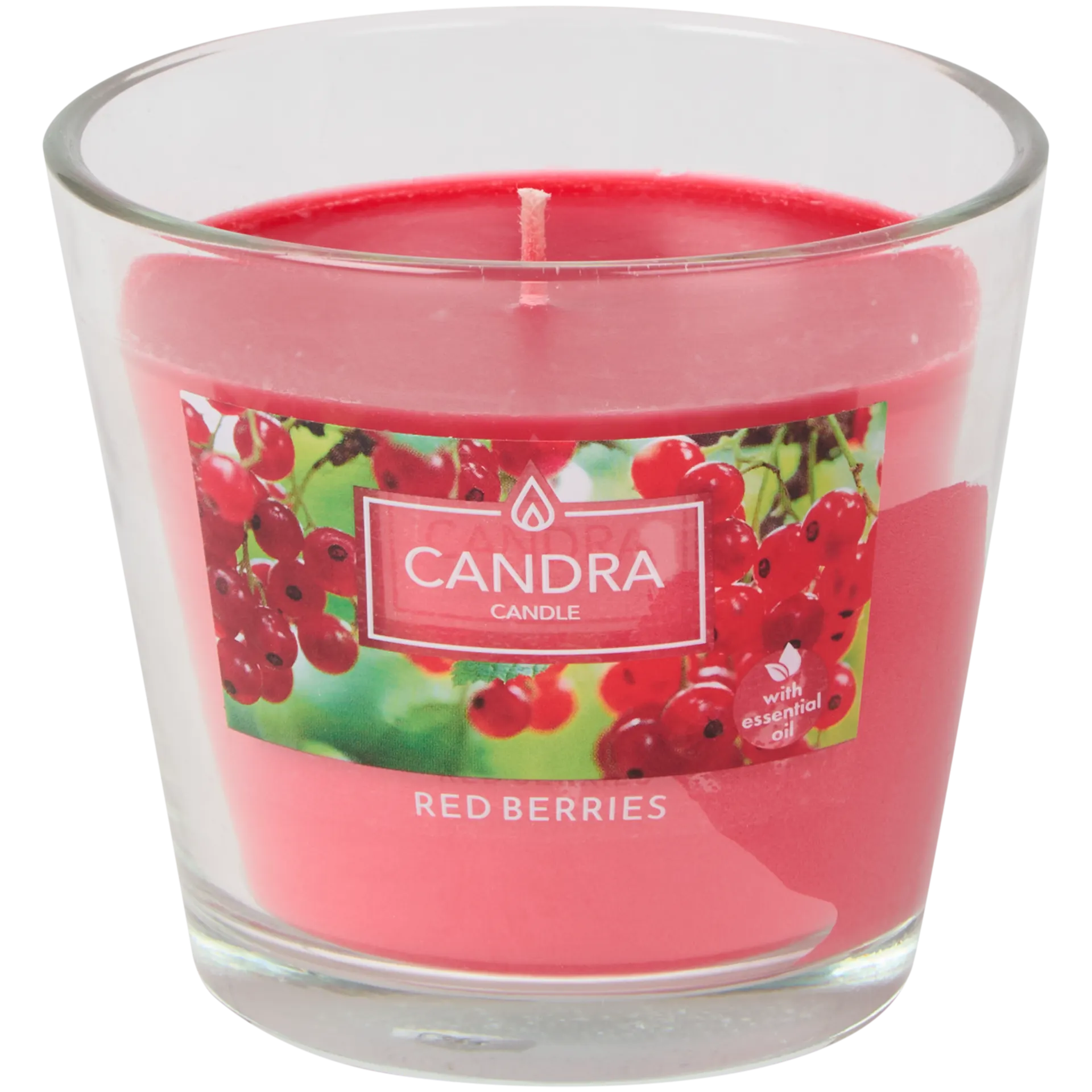 Vela aromática em copo de vidro Candra