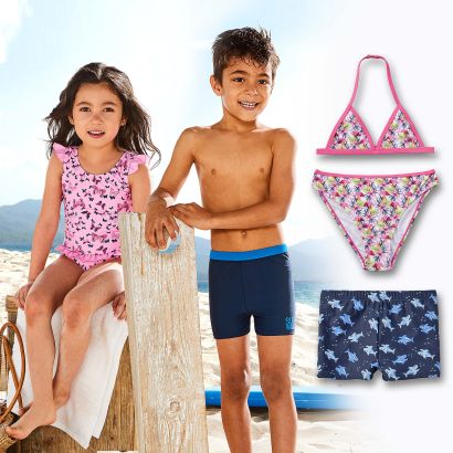 Maiô Infantil Meninas - Conjunto Banho Menina 3M-7T Estampas Fofas