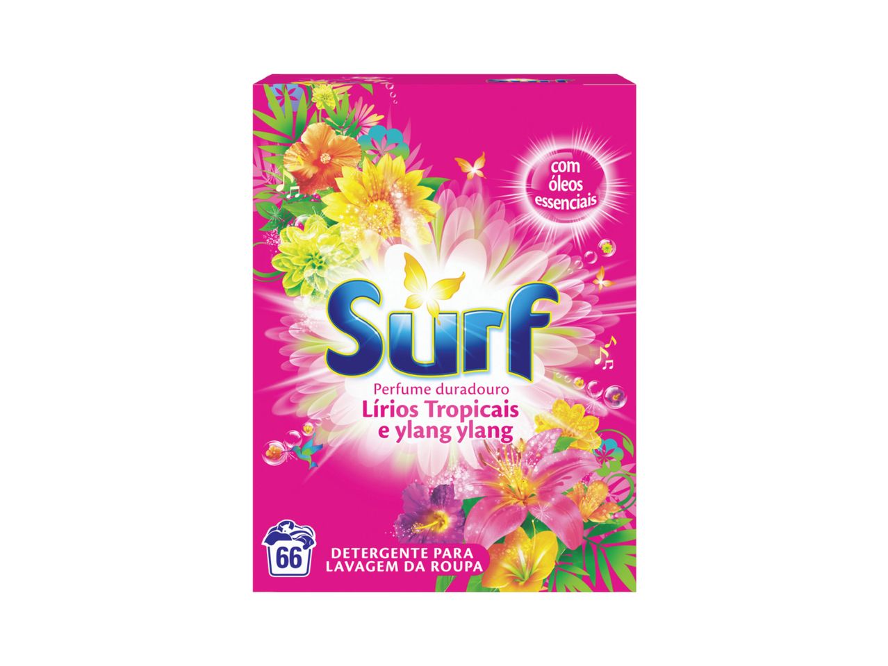 Surf® Detergente para Máquina da Roupa em Pó Tropical 66 Doses