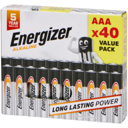 Pilhas Energizer AAA