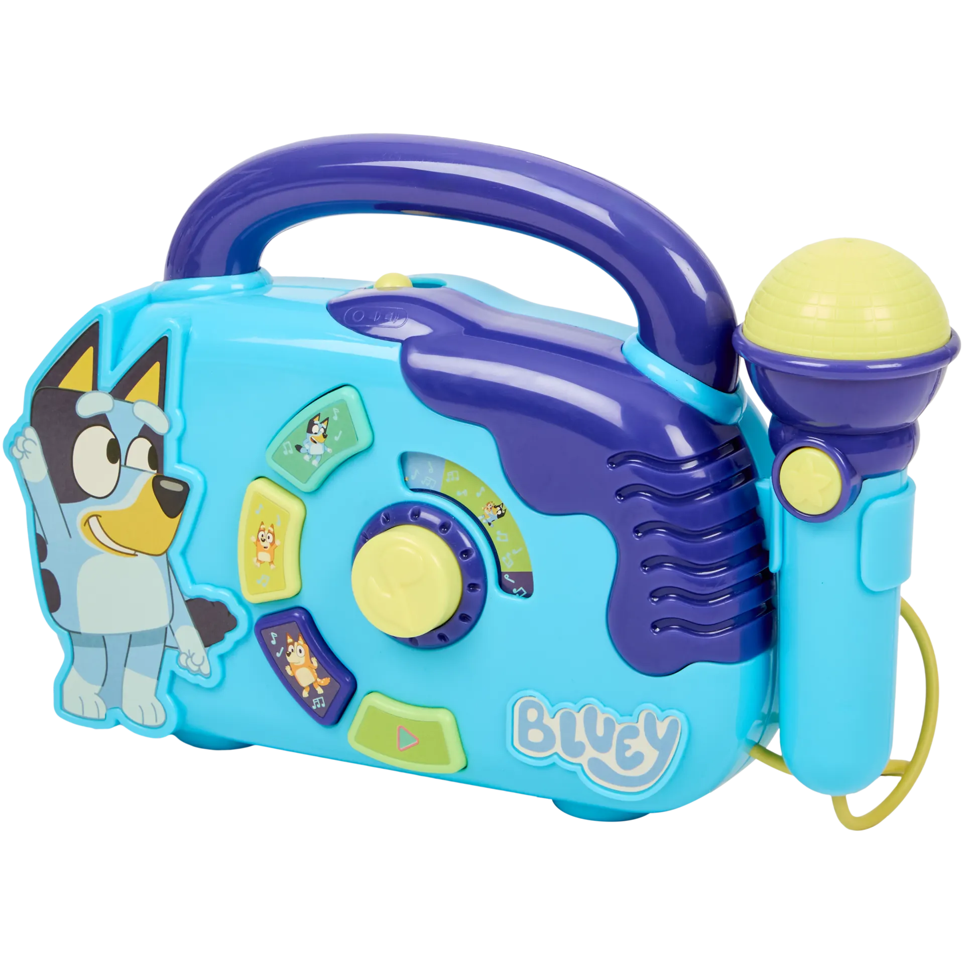 Rádio de brincar com microfone
