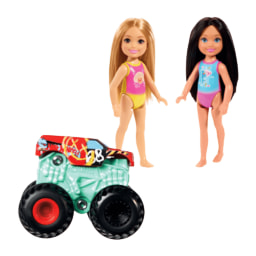 Barbie Chelsea/ Hot Wheels Monster Trucks