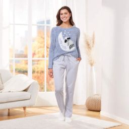 QUEENTEX® Pijama Polar para Senhora