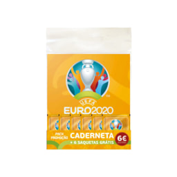 Panini® Caderneta com Oferta 6 Saquetas Euro 2020