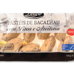 Deluxe® Pastéis de Bacalhau com Broa de Milho e Azeitona