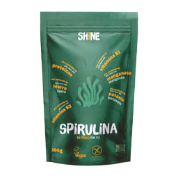 Shine Spirulina em Pó Biológica