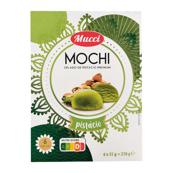 MUCCI® - Gelado Mochi de Pistácio