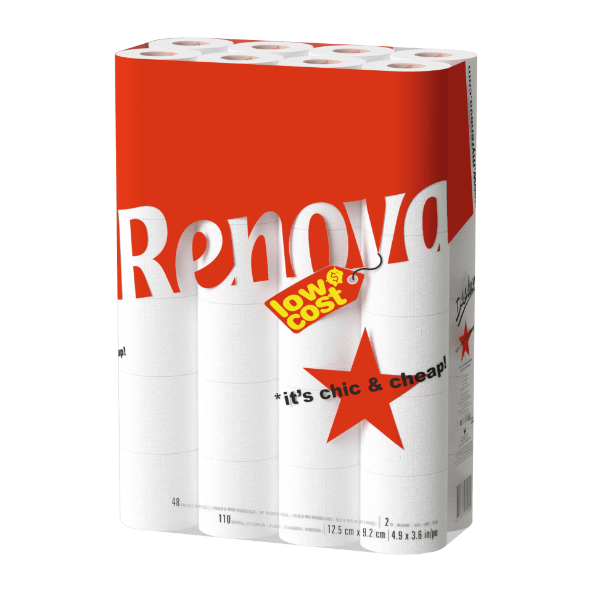 RENOVA - Papel Higiénico Duplex Chic&Cheap