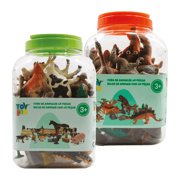 TOYLINO® - Balde de Animais