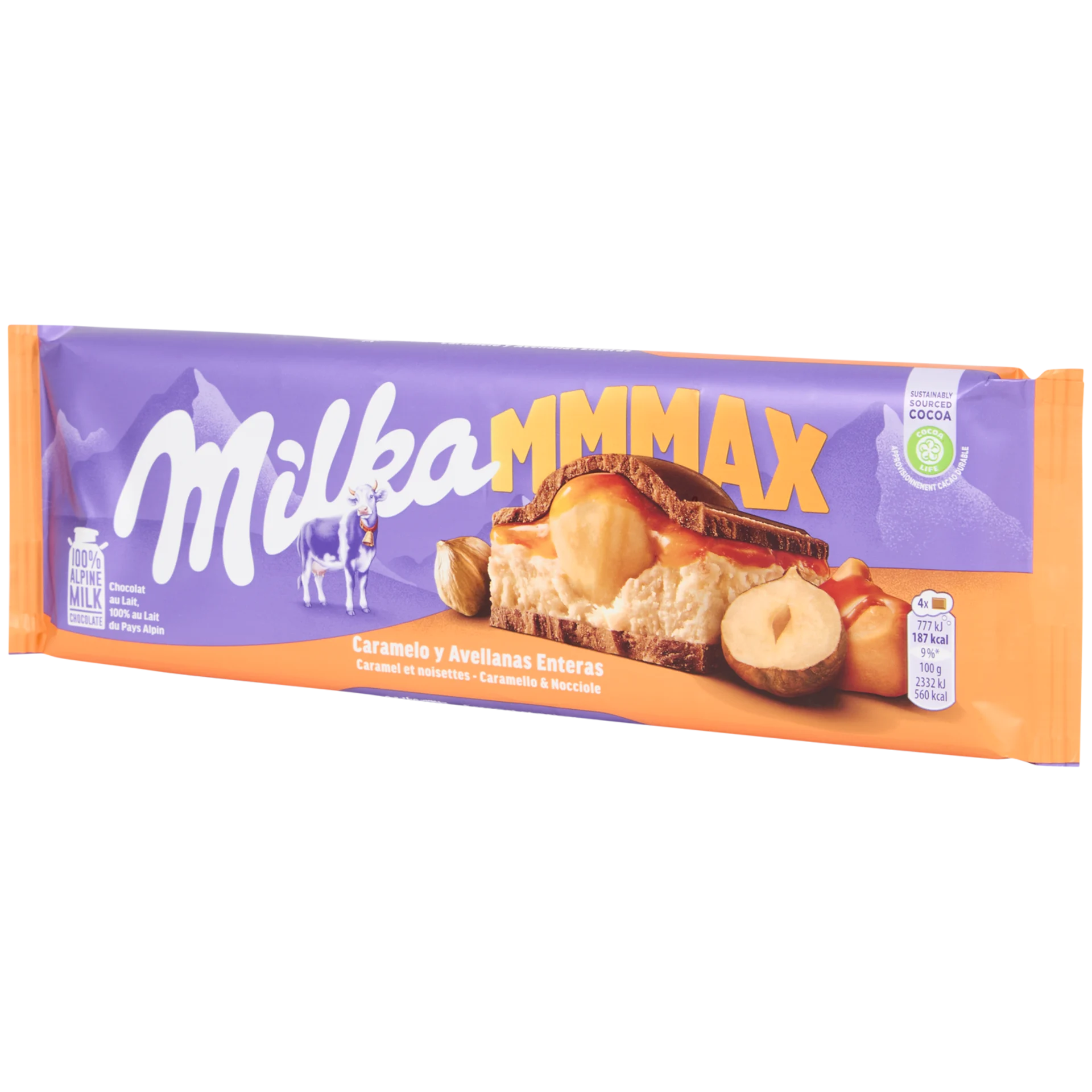 Milka MMMAX Caramelo e avelã