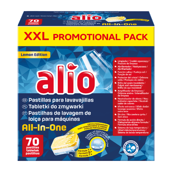 Alio® - Detergente para Máquina da Loiça Cápsulas All In One