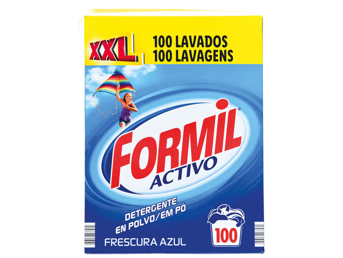 Formil® Detergente em Pó para Roupa Activo 100 Doses XXL