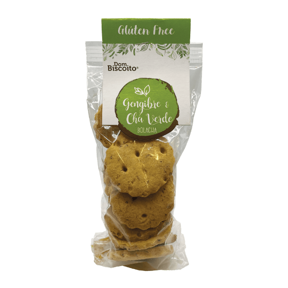 Dom Biscoito - Biscoitos de Gengibre e Chá Verde