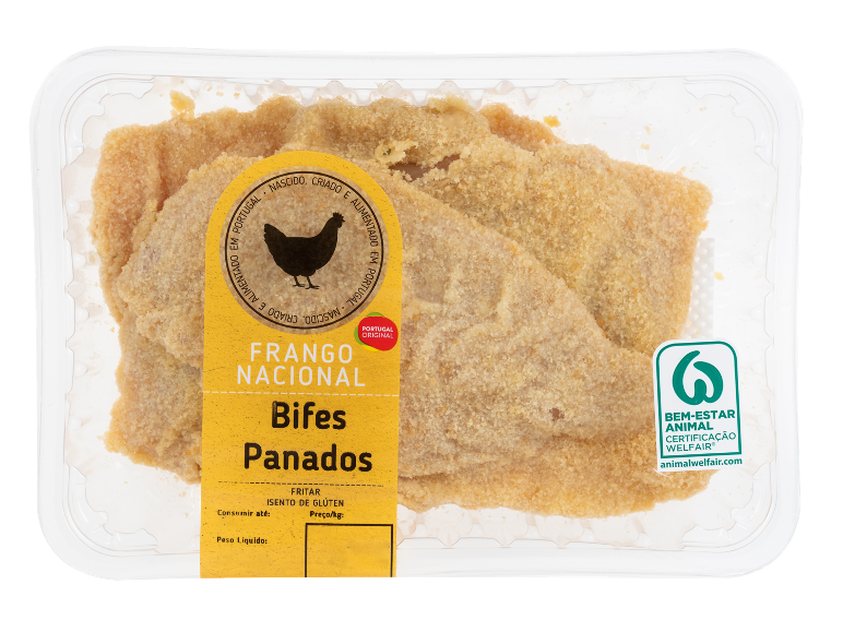 Bifes de Frango Panados