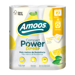 Amoos - Rolos de Cozinha Compact Power Limão