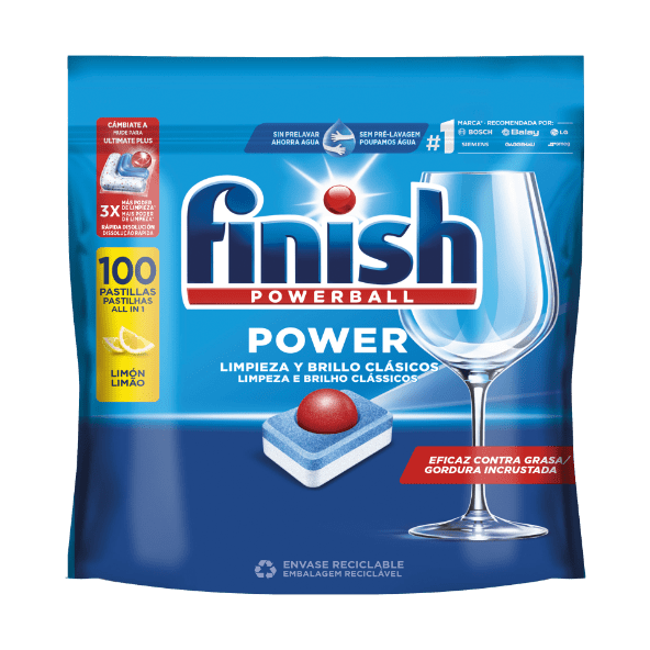 Finish - Detergente em Pastilhas para Máquina de Loiça Limão