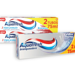 AQUAFRESH® Pasta Dentífrica Proteção Cáries / Branco Intenso